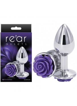Gode Anal en Aluminium Rear Assets Violet S