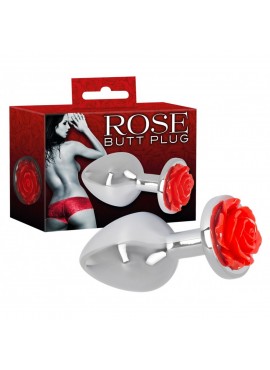 Gode Anal en Aluminium - Rose Butt Plug