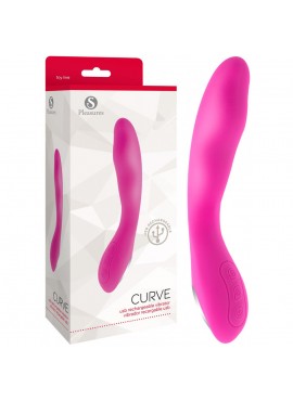 Vibromasseur Rechargeable Curve Rose