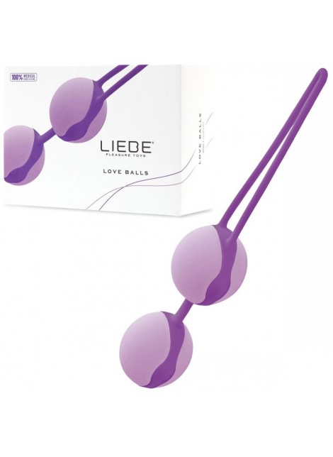 Boules de Geisha en silicone Pourpre / Violet
