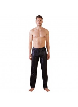 Pantalon Noir Mat Coupe Jean - S