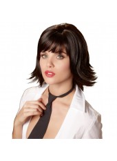 Perruque cheveux noir