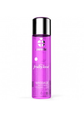 Lotion de Massage Saveur Framboise Rhubarbe - 120 ml