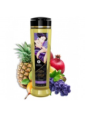 Huile de Massage Libido Saveur Fruits Exotiques - 240 ml