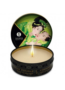 Bougie de massage Lueur et Caresse Thé Vert Exotique - 30 ml