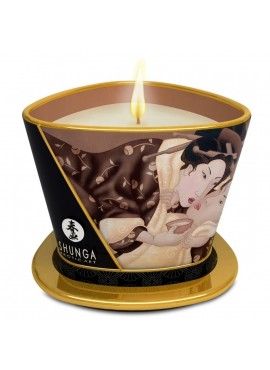 Bougie de massage Lueur et Caresse Chocolat enivrant - 170 ml