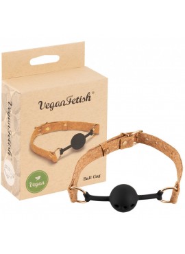 Baillon en Silicone et Liège Vegan Fetish