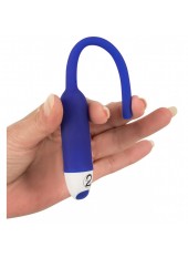 Tige A Uretre Vibrante Bleu en Silicone