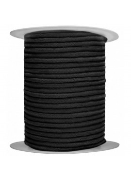 Rouleau de Corde de Bondage Noir - 100 mètres