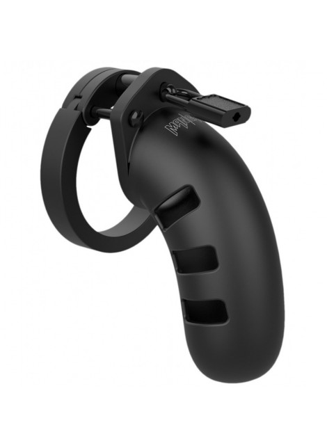 Cage de Chasteté en Silicone Noir N°21