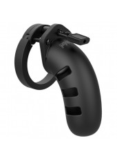 Cage de Chasteté en Silicone Noir N°21