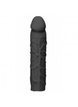 Gaine Noire Creuse Réaliste Toucher Peau - 17 cm