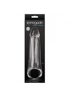Extension de Pénis Transparente Renegade - 19 cm