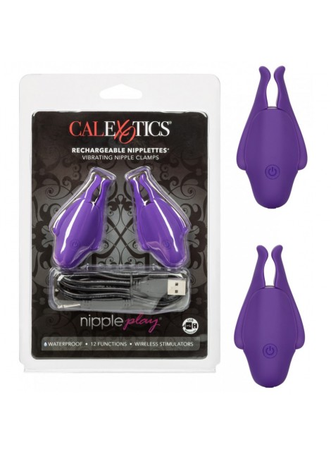 Pinces a Seins Vibrantes Rechargeables Nipple Play