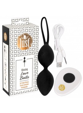 Boules de Geisha USB Lust Télécommandées Noir