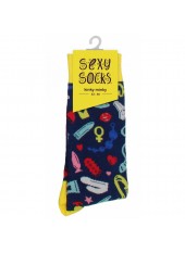 Chaussettes Sexy Socks Motifs Sextoys - T 42-46