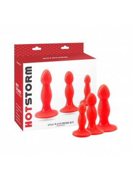 Coffret Anal Wave HotStorm 3 plugs