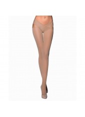 Collant Ouvert Beige TI005 - T 1/2
