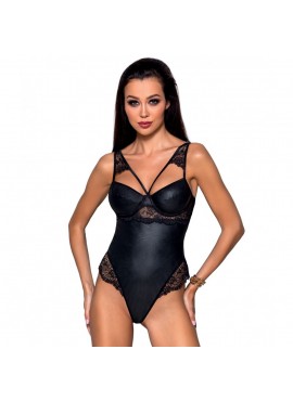 Body Noir Avec Dentelle Loona - L-XL