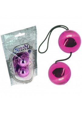 Boules de Geiha Effet Métal Rose