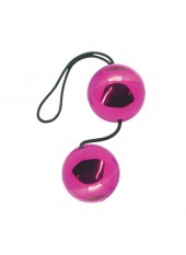 Boules de Geiha Effet Métal Rose
