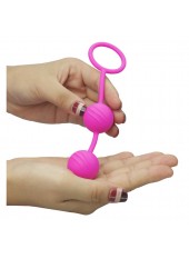 Boules De Geisha en Silicone Rose