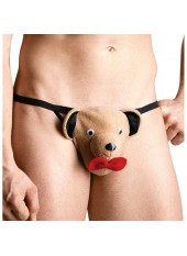 String Homme Humoristique Ours Brun - TU S/L