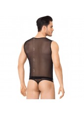 Débardeur et Tanga Translucide - XL
