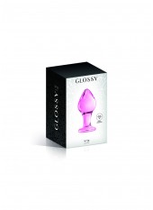 Plug anal boule en verre rose n°31 Glossy - CC532071050