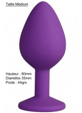 Plug bijou violet Medium - DB-RY068PUR