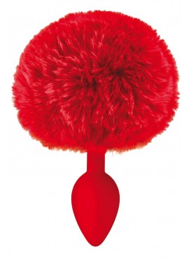 Plug anal pompon rouge - CC5700910030