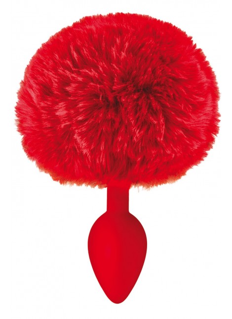 Plug anal pompon rouge - CC5700910030