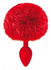 Plug anal pompon rouge - CC5700910030