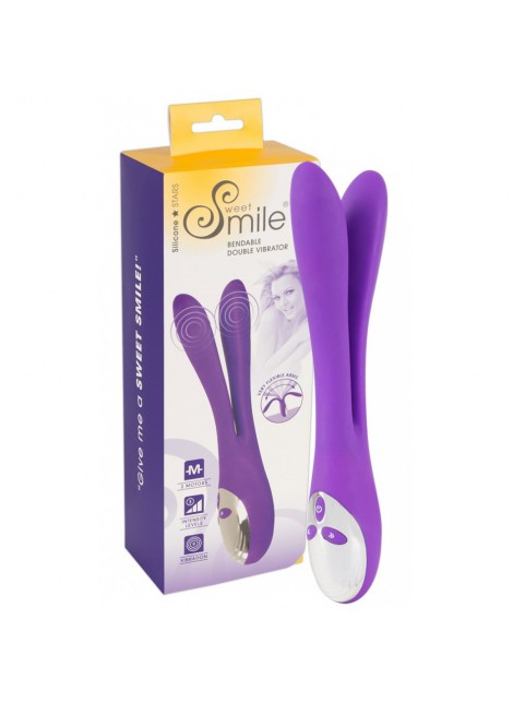 Vibromasseur Rechargeable Double Flexible Smile