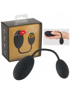 Boules Vaginale et Anale GoGasm Noir