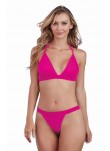 Ensemble magenta jersey et dentelle - DG11074MAG