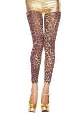 Legging fin voile imprimé léopard - MH35804LEO