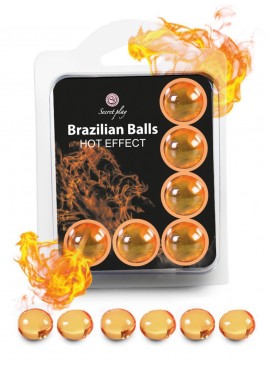 Boules de massage Brésiliennes effet chaleur x6 - BZ5752