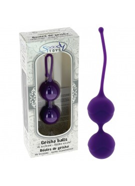 Boules de Geisha en Silicone Violet Ø 3,6 cm