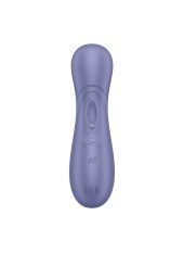 Stimulateur de clitoris 2 embouts Connecté avec technologie Liquid air Pro 2 Generation 3 violet USB Satisfyer - CC597815