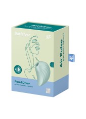 Stimulateur de clitoris vert USB Pearl Diver Satisfyer - CC597787