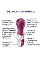 Stimulateur clitoridien Air Pulsé Lucky Libra Satisfyer - CC597764