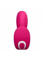 3 en 1 Vibromasseurs et stimulateur clitoridien rose connecté Top Secret Satisfyer - CC597755