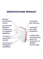 Stimulateur blanc Satisfyer Love Triangle - CC5972410020