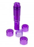 Stimulateur de clitoris violet têtes changeables - CC570033