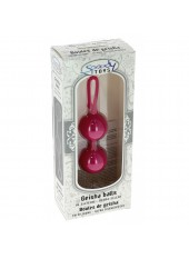 Boules de Geisha en Silicone Fuchsia Ø 3,6 cm