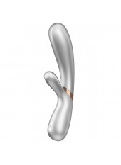 Vibromasseur USB Chauffant Hot Lover Argent