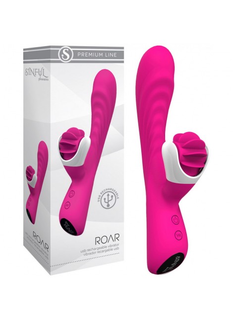 Vibromasseur Rechargeable Rotatif Roar Rose