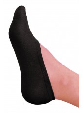 Bas chaussettes couvre pieds noir - MH009BLK