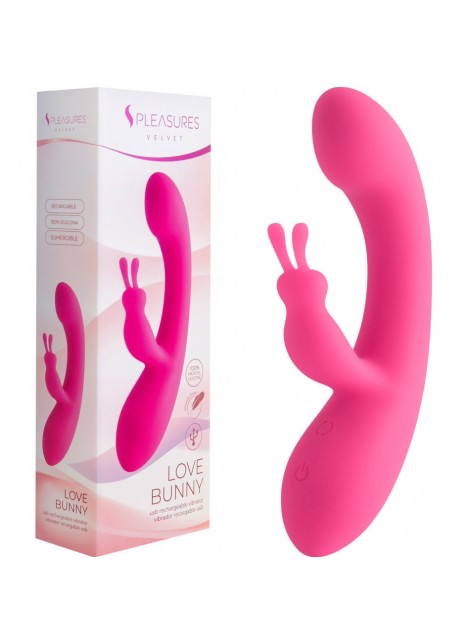 Vibromasseur Rechargeable Love Bunny Rose